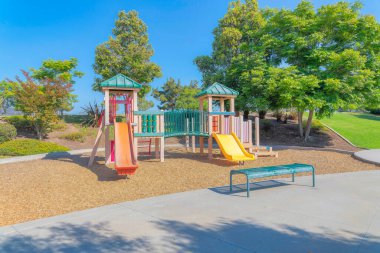 San Diego, California 'da küçük bir parkta oyun parkı