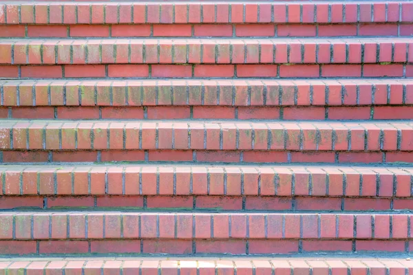 Zbliżenie Schodów Zewnętrznych Cegłami San Francisco Kalifornii Klatka Schodowa Cegły — Zdjęcie stockowe