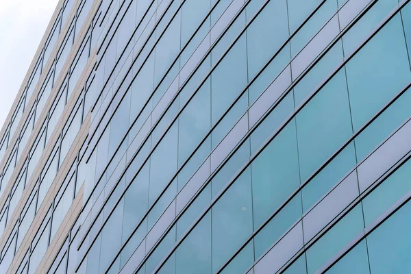 Стеклянное Здание Решетками Силиконовой Долине Сан Хосе Калифорния Вид Сбоку — стоковое фото