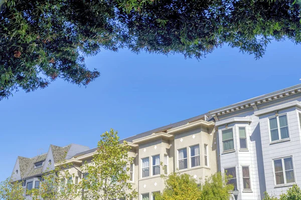 Vista Dos Edifícios Moradia Contra Céu Azul Claro São Francisco — Fotografia de Stock