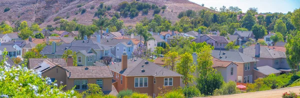 Mountainside Residences Ladera Ranch Southern California Panoramic View Residential Area — Fotografia de Stock
