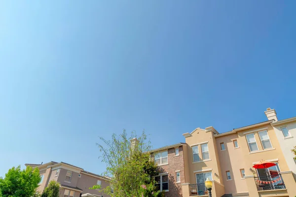 Residential Complex Buildings Balconies San Marcos California Apartment Buildings Sliding — 스톡 사진