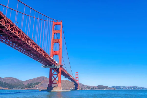 View Famous Golden Gate Bridge San Francisco California Bridge San — Stock fotografie