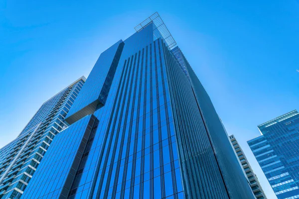 Apartamentos Elevando Contra Céu Azul Claro Dia Ensolarado Austin Texas — Fotografia de Stock