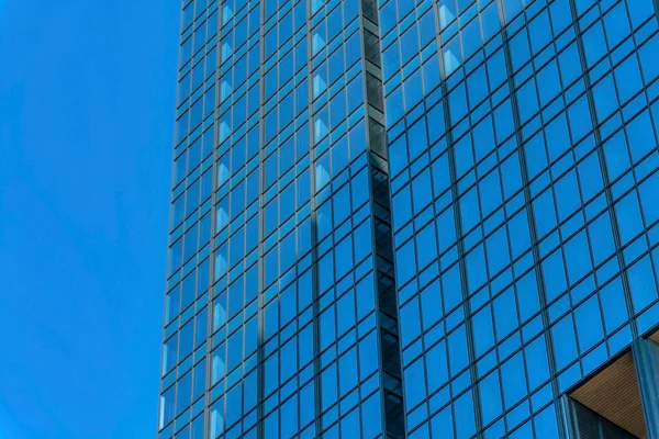 Rascacielos Negocios Con Fachada Ventanas Cristal Ciudad Austin Texas Vista — Foto de Stock