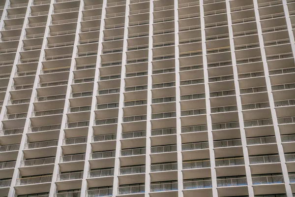 Torenhoog Modern Gebouw Met Balkons Elke Verdieping San Antonio Texas — Stockfoto