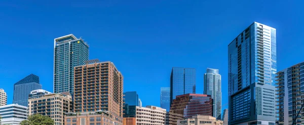 텍사스 오스틴의 파노라마 Panorama 있습니다 현대식 사업체와 주거용 건물의 — 스톡 사진