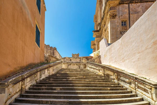 Hırvatistan Avrupa Nın Tarihi Şehir Merkezi Dubrovnik Teki Cizvit Merdivenleri — Stok fotoğraf