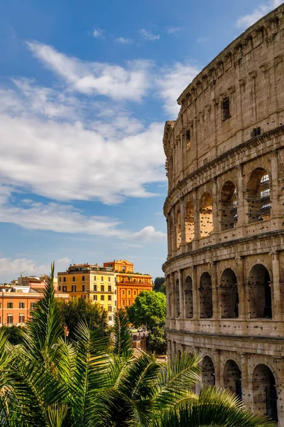 Colosseum Amfiteater Centrum Staden Rom Italien Europa — Stockfoto