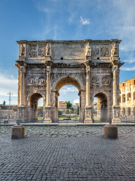 Arco Constantino Centro Ciudad Roma Vista Desde Triumphalis Italia Europa — Foto de Stock