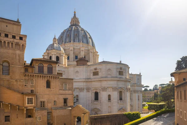Vatikan Şehri Avrupa Daki Aziz Peter Bazilikası — Stok fotoğraf