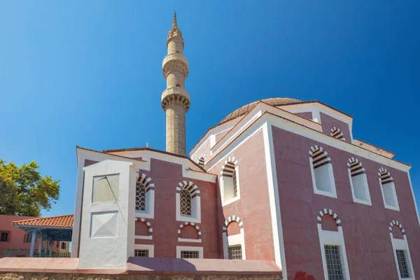 Suleymaniye Mosque Historic Centre Rhodes Town Greece Europe — Zdjęcie stockowe