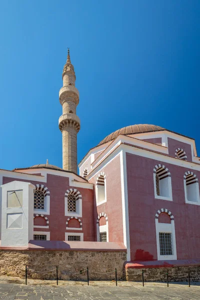 Suleymaniye Mosque Historic Centre Rhodes Town Greece Europe — Zdjęcie stockowe