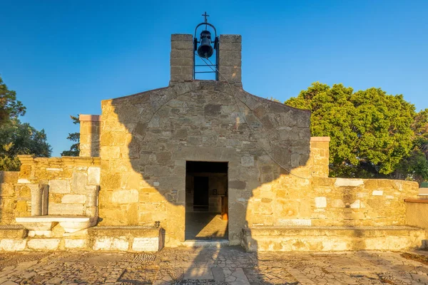 Church Panagia Katholiki Afandou Village Rhodes Island Greece Europe — Foto de Stock