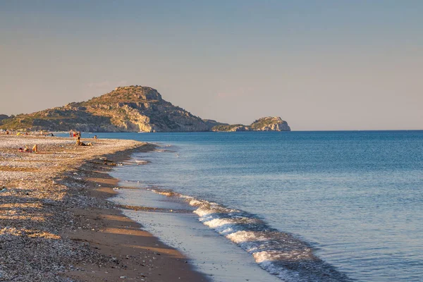 Afandou Havsstrand Rhodos Solig Sommardag Grekland Europa — Stockfoto