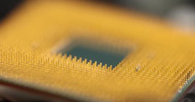 Manufacturing of semiconductor components slow motion 4k movie