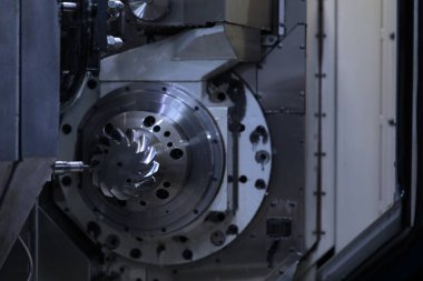 Metal işleme Cnc freze tezgahı, kesme metal modern işleme teknolojisi