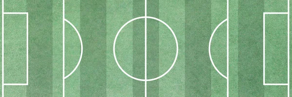 Football Field Striped Green Grass Background Top View Professional Sport — Stock Photo, Image