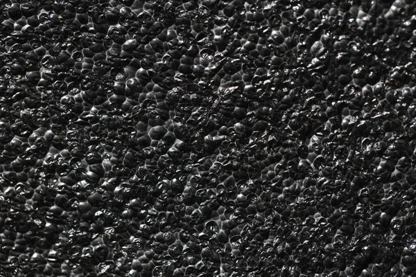 Black Rough Concrete Gravel Wall Background Texture Black Abstract Concept — Fotografia de Stock