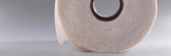 Beyaz Rulo Yumuşak Tuvalet Kağıdı Yakın Çekim Kişisel Hijyen Için — Stok fotoğraf