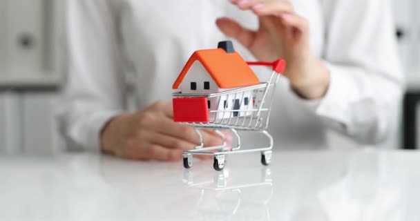 出售或租赁房地产 社会住房概念 — 图库视频影像