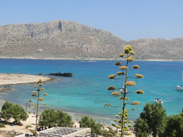 Yunanistan, balos lagün ve gramovoussa — Stok fotoğraf