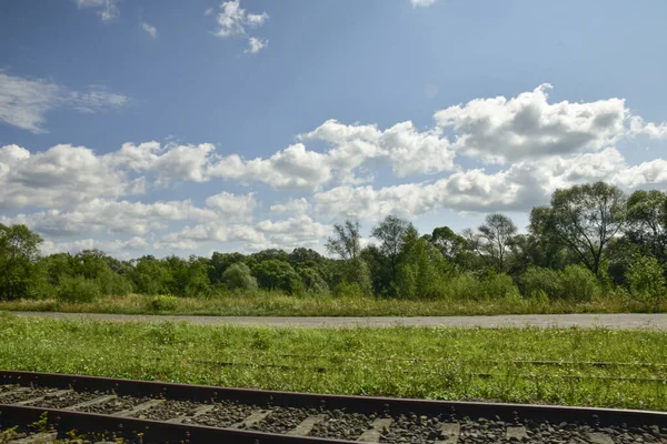 Bieszczady Polska Gröna Berg Skogar Ängar Natur Och Sevärdheter Cykelvagnar — Stockfoto