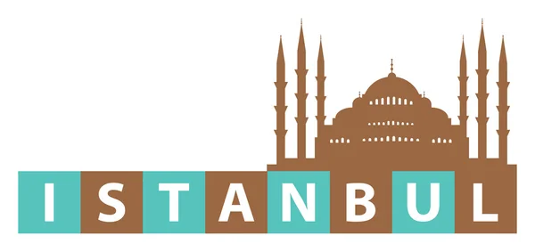 Istanbul, Turkije — Stockvector