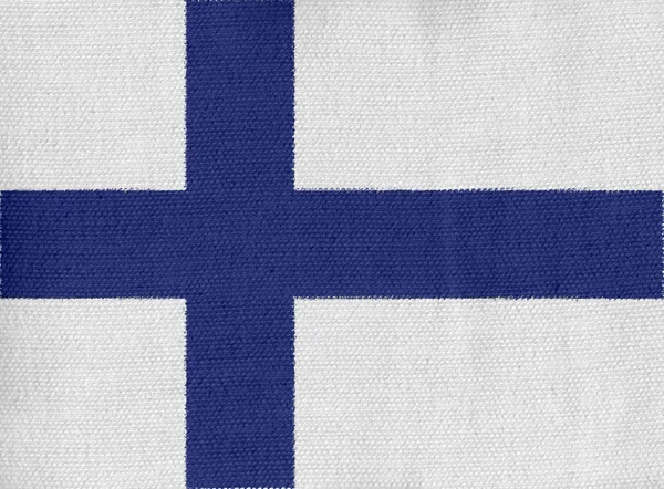 Bandera de Finlandia — Foto de Stock