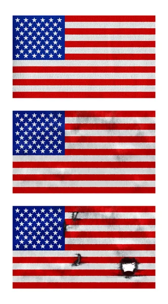 U.S.A flags — Stock Photo, Image