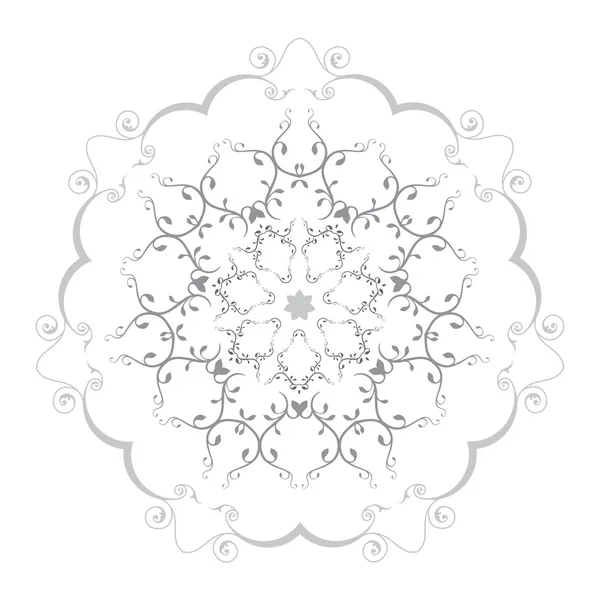 Symmetrical floral design — Stock Vector