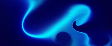 Soyut mavi fütürist ışık arkaplanı