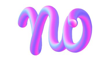 Liquid or Fluid Gradient colorful lettering No