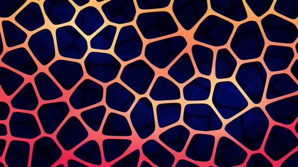 Színes Absztrakt Voronoi Textúra Háttér — Stock Fotó