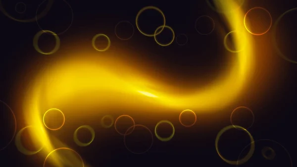 Abstract Futuristic Yellow Light Background — 스톡 사진