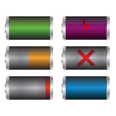 güzel pil şarj düzeyi göstergeleri ayarlama