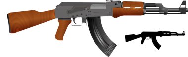 AK-47 Gun clipart