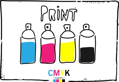 CMYK kroki arka plan