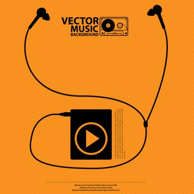 kulaklıklar ile MP3 çalar