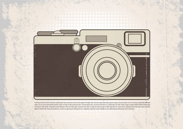 Cámara de fotos retro — Vector de stock