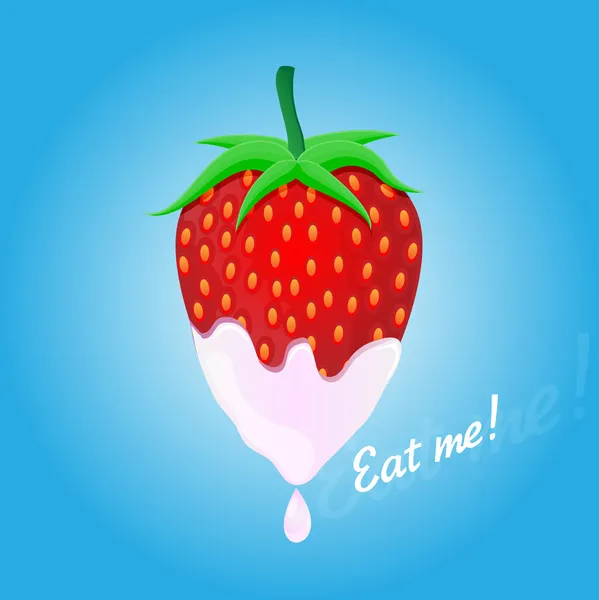 Frutilla — Vector de stock