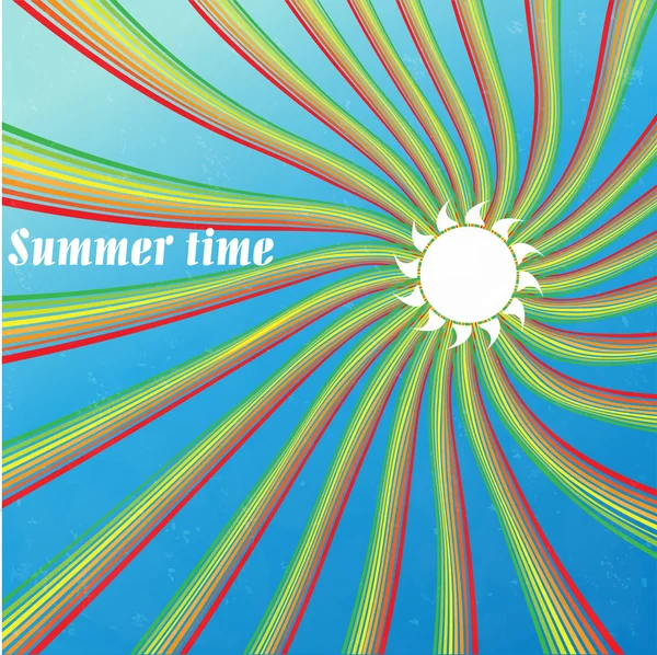 Summer time background — Stock Vector