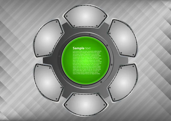 Fundo de alta tecnologia — Vetor de Stock