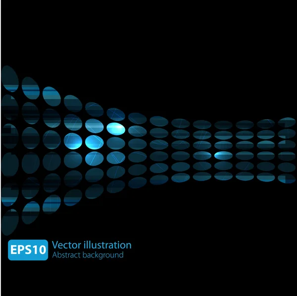 High-tech donkere achtergrond — Stockvector