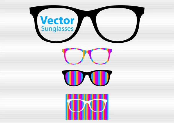 Gafas de sol diseñadas — Vector de stock