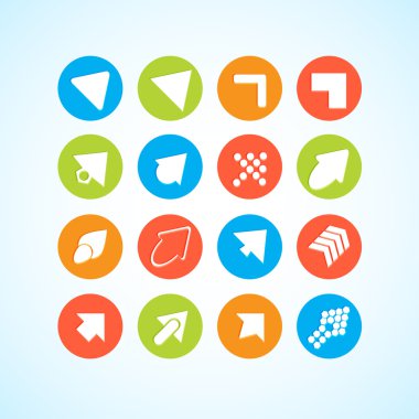 Arrows icons clipart