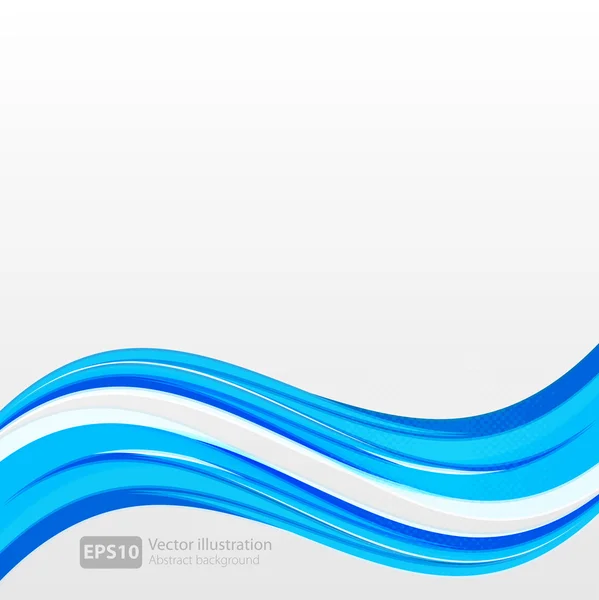 Blue wavy background — Stock Vector