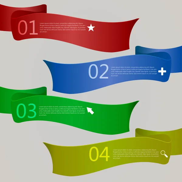 Conjunto de banners — Vector de stock