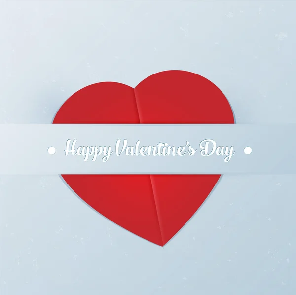 Hart vorm symbool voor valentines day — Stockvector