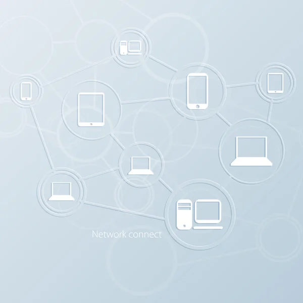 Netwerk concept — Stockvector